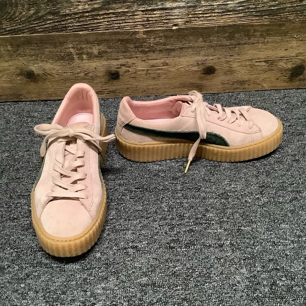 Fenty Puma Creeper in Dusty Pink / Green - Picture 2 of 6